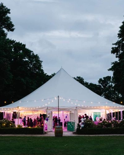 Tent canopy lighting